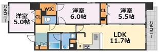 アーバネックス同心Ⅱの物件間取画像